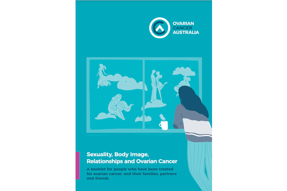 Sexuality, Body Image, Relationships and Ovarian Cancer booklet cover