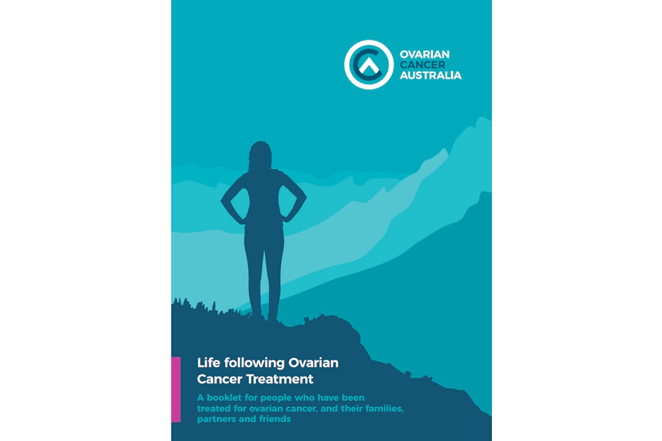 Life Following Ovarian Cancer Treatment Booklet Cover
