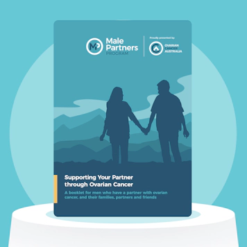 Supporting your partner through ovarian cancer booklet cover