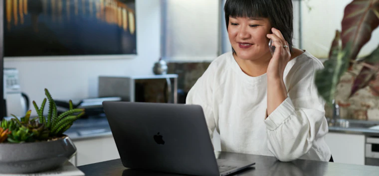 Woman on laptop