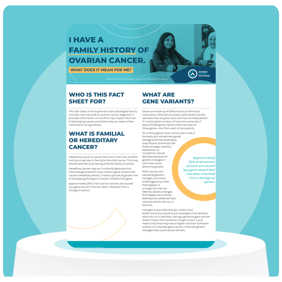 Ovarian Cancer Support Resources and Information