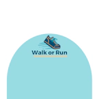 graphic of shoes with walk or run as the heading