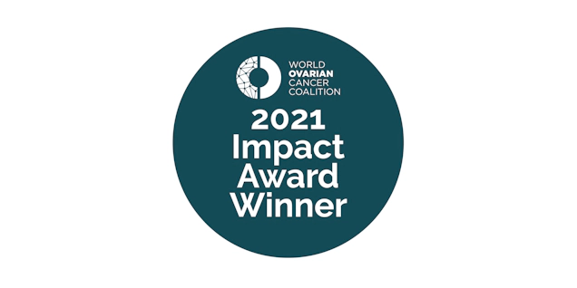 impact award winner badge