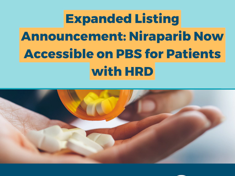 Expanded Listing Announcement: Niraparib Now Accessible on PBS for Patients with HRD