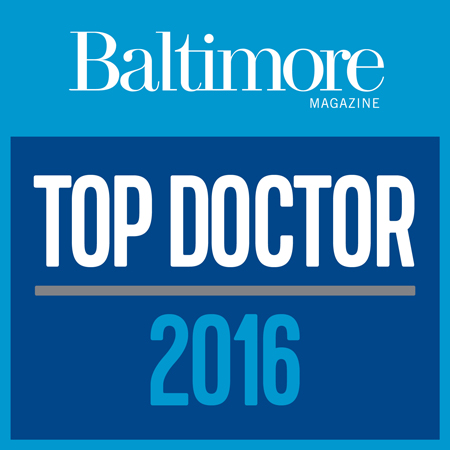 Baltimore magazine top doctor 2016