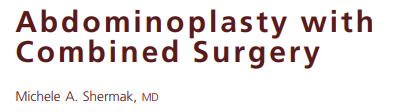 Abdominoplasty combined with surgery
