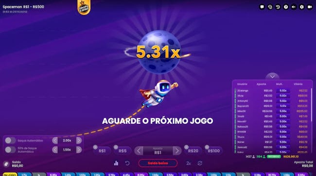 Spaceman Coloque Sua Bet