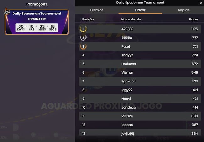 Spaceman Torneio