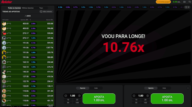 Jogo do Aviãozinho (Aviator) - Apostas com prêmios em dinheiro no