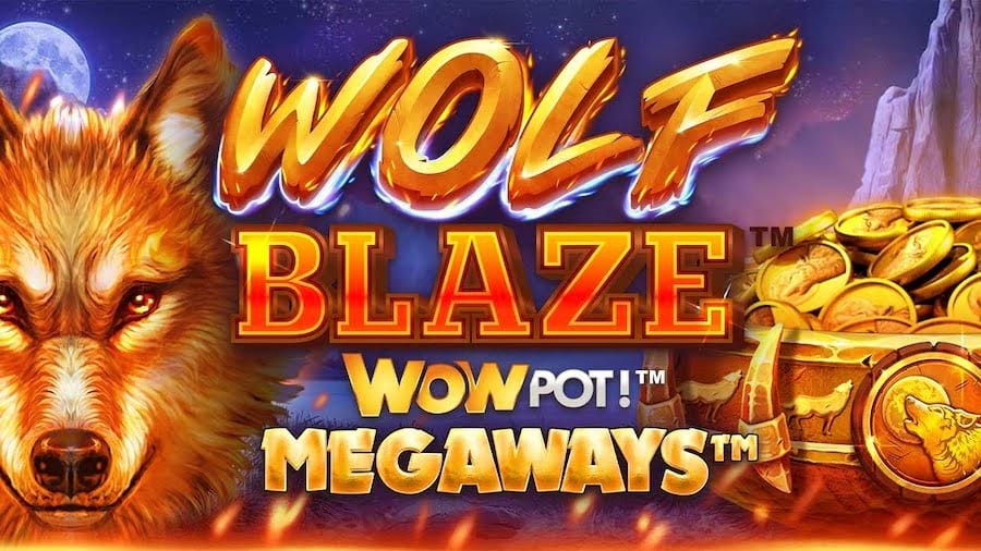Wolf Blaze Wowpot Megaways Cassino
