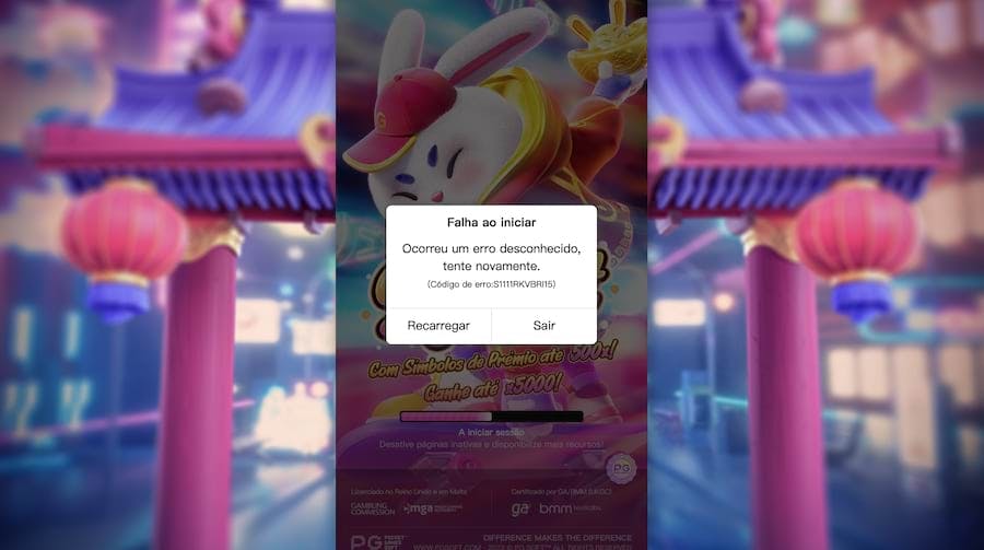 Fortune Rabbit Erro Não Abre