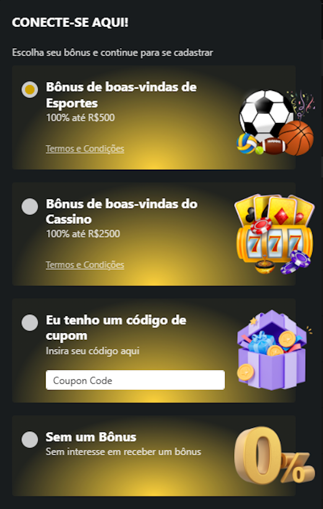 Tipos de Bônus BetoBet