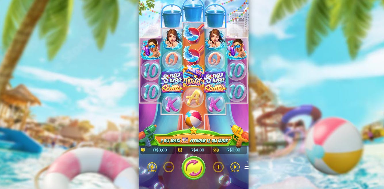 Tela principal do slot songkran splash