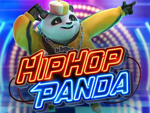 Logotipo do slot de cassino Hip Hop Panda: Pocket Games Soft