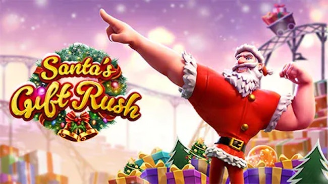 Logotipo do slot de cassino santa's gift rush: PG Soft