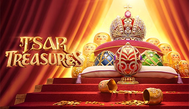Logo do slot de cassino Tsar Treasures: Pocket Games Soft