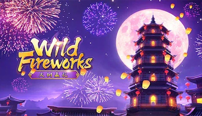 Logotipo do caça-niquel Wild Fireworks da PG Soft