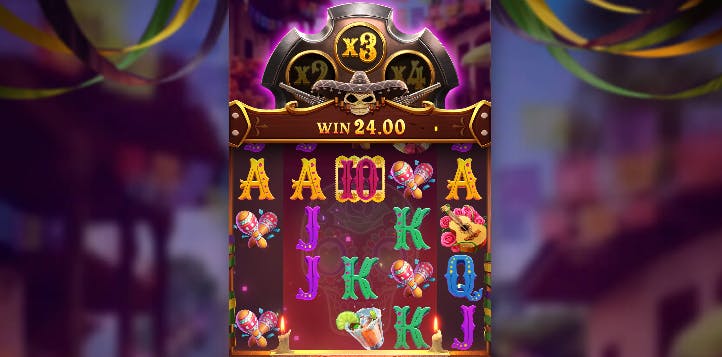 Recurso bônus com multiplicador progressivo no slot Wild Bandito