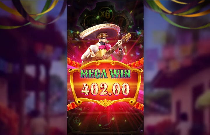 Mega Win no jogo wild bandito durante o jogo base no modo grátis