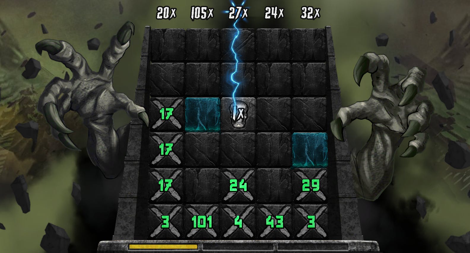 Recurso julgamento com multiplicadores slot Hand of Anubis