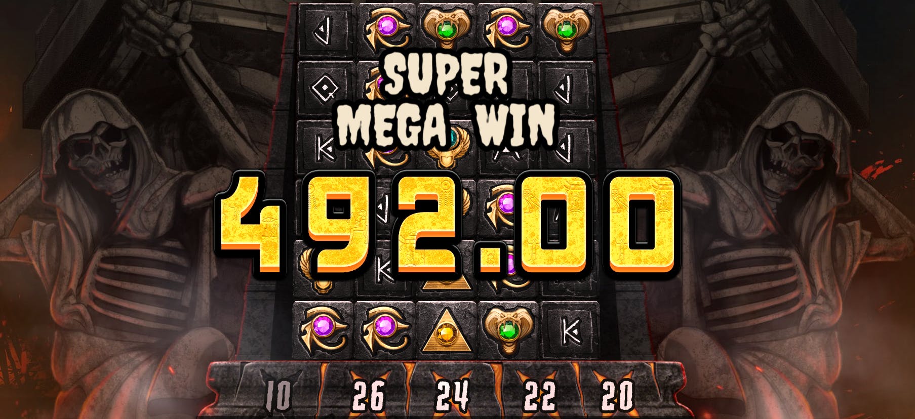 Super Mega Win slot Hand of Anubis no recurso julgamento