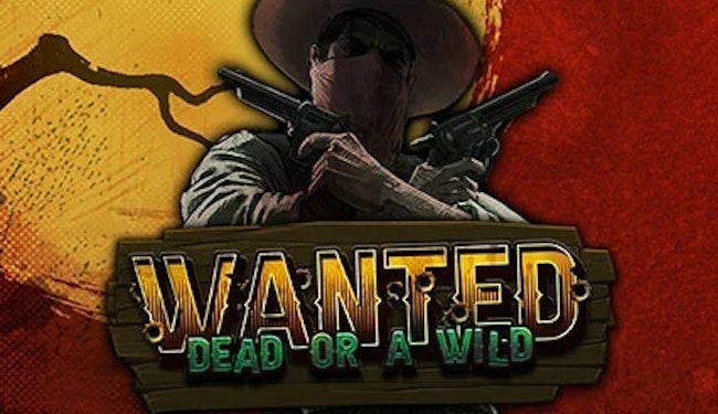 Logotipo do caça-niquel Wanted Dead or a Wild da Hacksaw Gaming