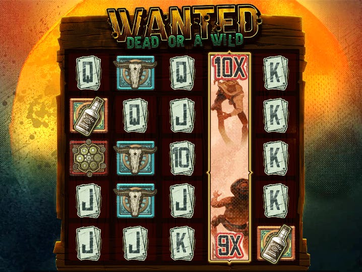 Recurso bônus duelo ao amanhecer slot de cassino Wanted Dead or a Wild