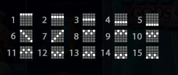 Linhas de pagamento jogo Zeus vs Hades
