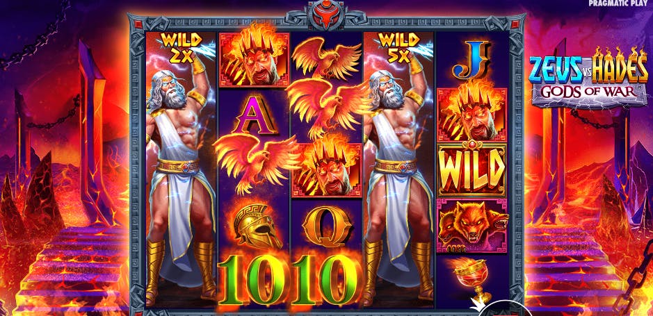 Recurso de Wild Expansão com Multiplicadores jogo Zeus vs Hades