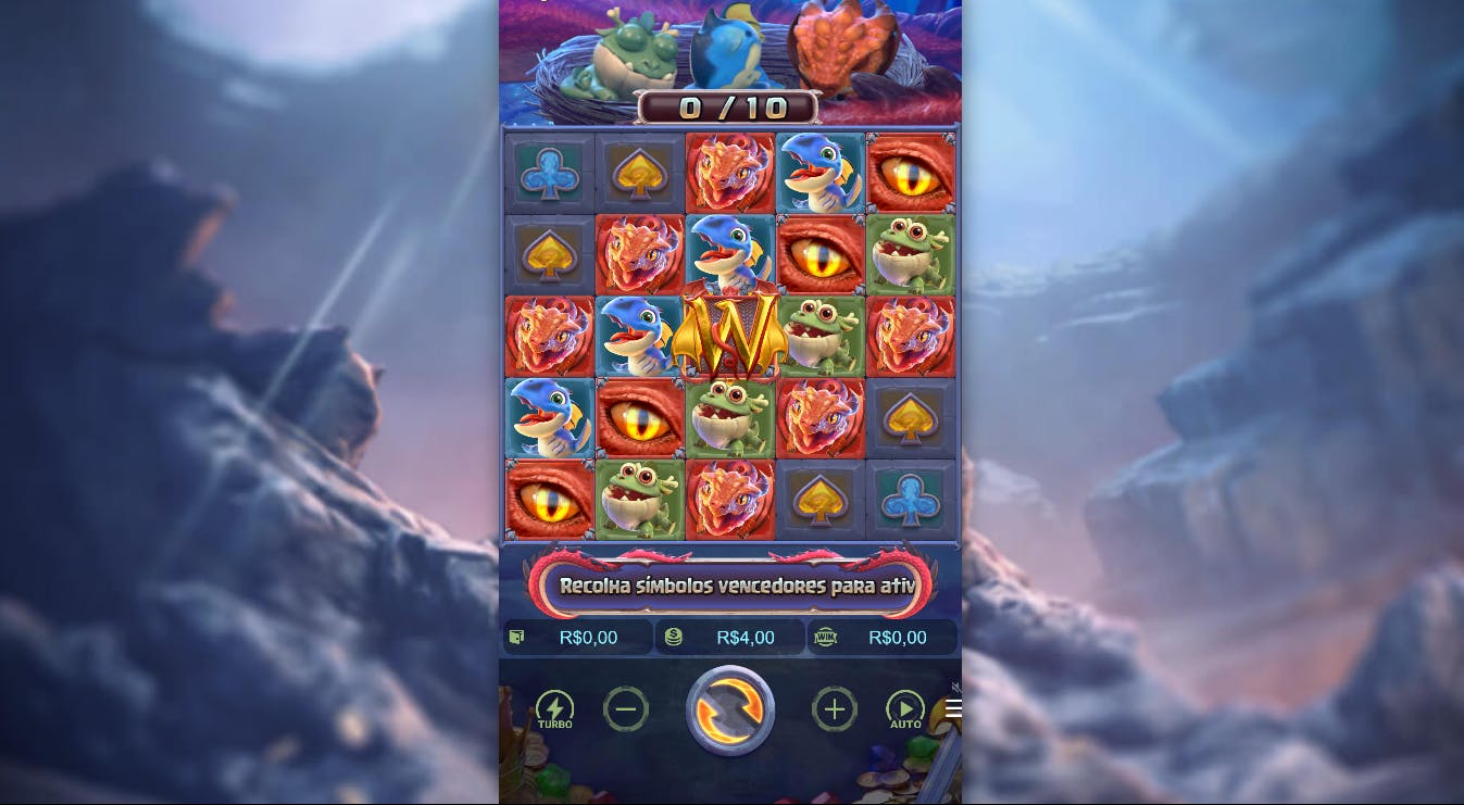 Layout do caça-níquel Dragon Hatch 2 da PG Soft
