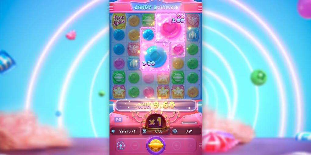 Recurso doce grande jogo candy bonanza