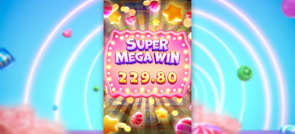 Super Mega Win slot Candy Bonanza