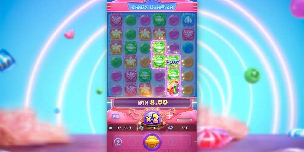 Combinação com pagamento slot Candy Bonanza