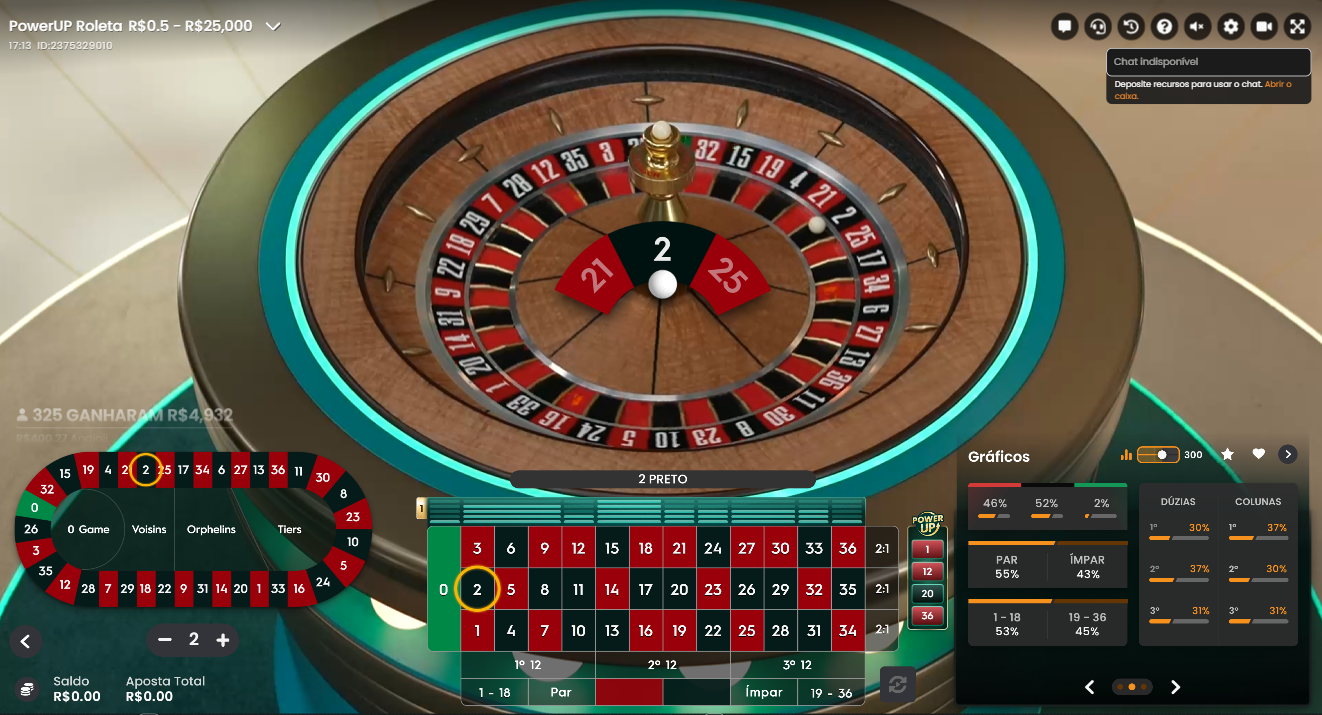 Roleta PowerUp Roulette