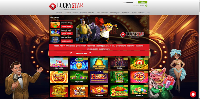 Jogos de cassino LuckyStar