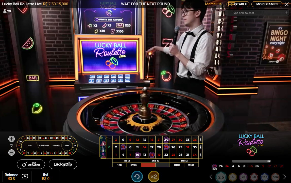 Slot machine Lucky Ball Roulette Live Casino