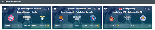 Jogos com odds turbinadas Ivibet