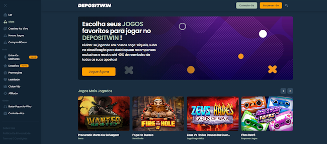 Layout DepositWin Casino