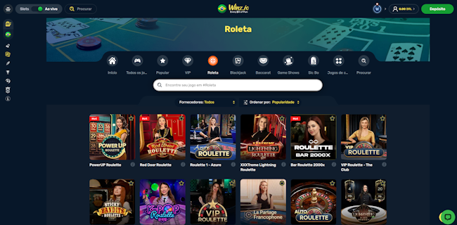 Jogos de roleta Winz casino