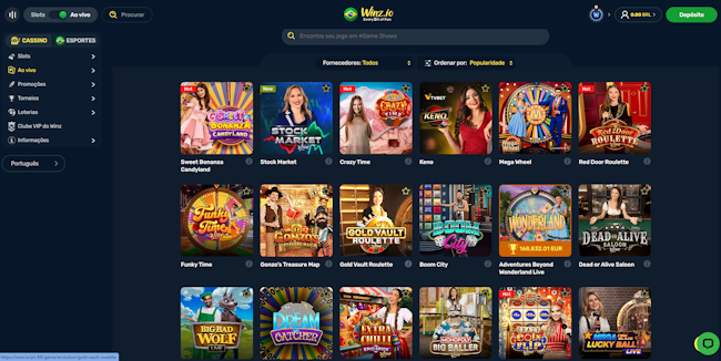 Game Shows cassino Winz