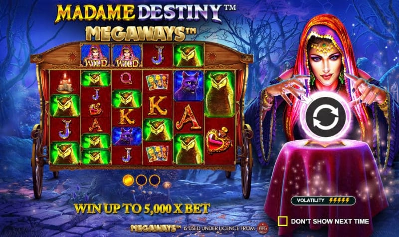 Madame Mystique Megaways Slot Com RTP Elevado