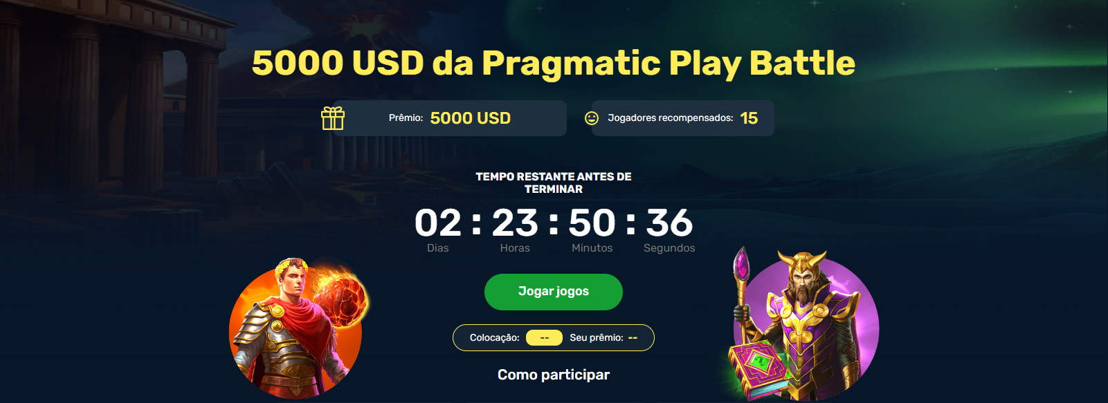 Torneio batalha da sorte da Pragamtic Play Winz