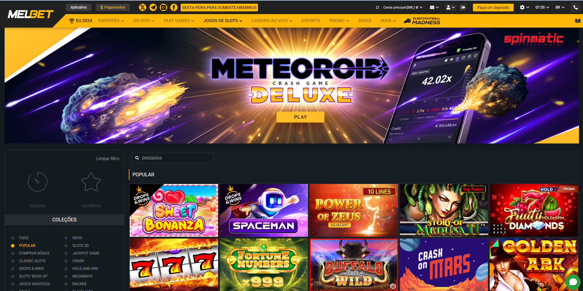 Site de cassino melbet
