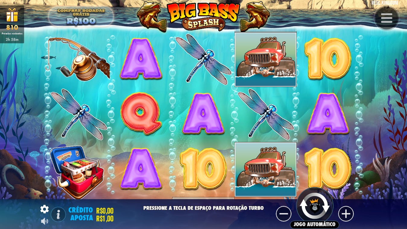Layout jogo cassino big bass splash