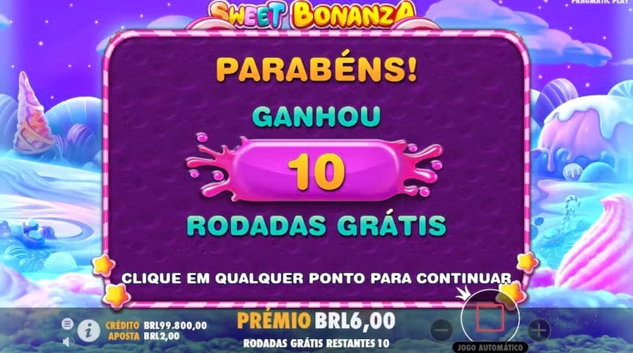 Sweet Bonanza 1000 Rodadas Grátis