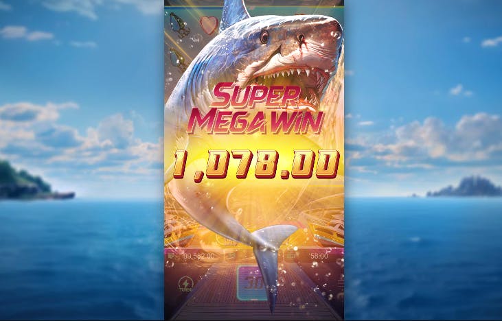 Shark hunter super mega win
