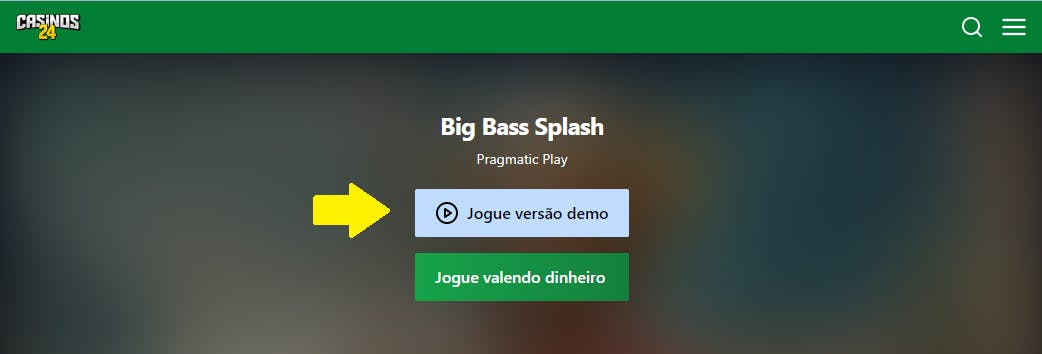Big Bass Splash Demo