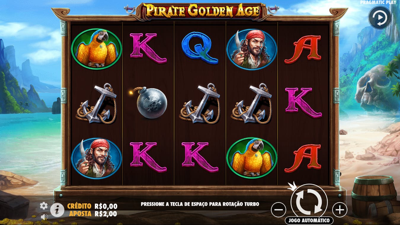 Pirate Golden Age Jogo layout