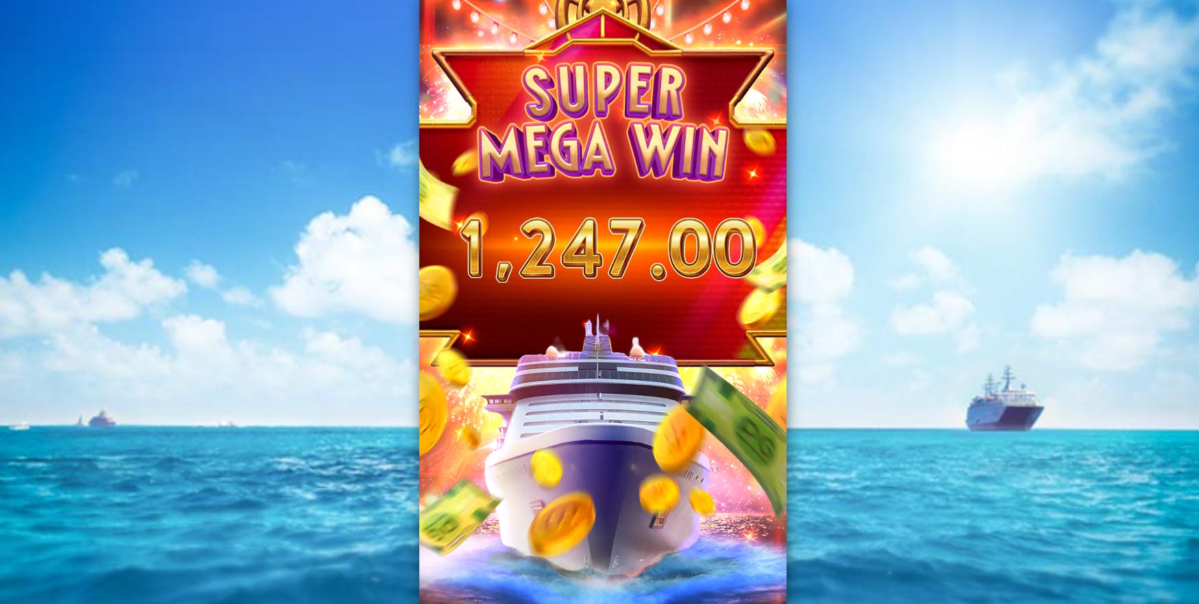 Super Mega Win slot Cruise Royale