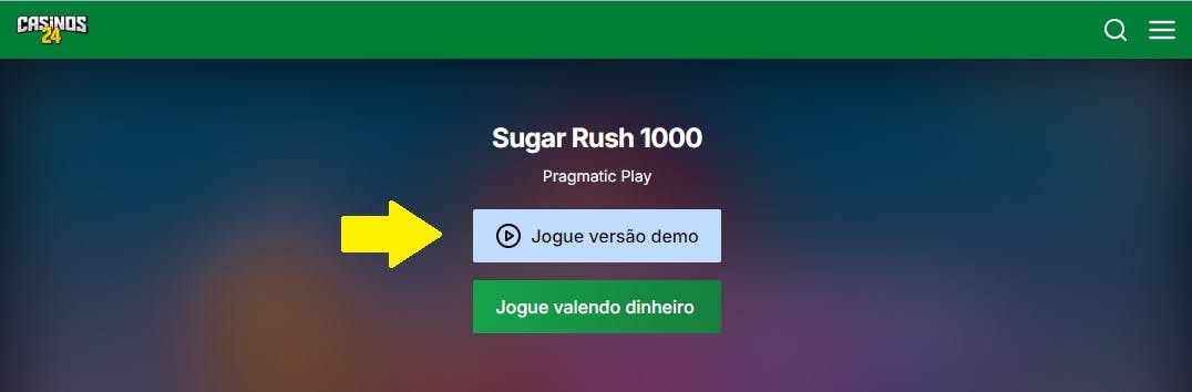Sugar Rush 1000 jogo demo